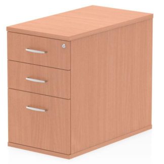 800mm Deep Henley Beech Three Drawer Pedestal