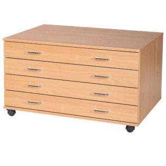 4 Drawer Mobile A1 Planchest