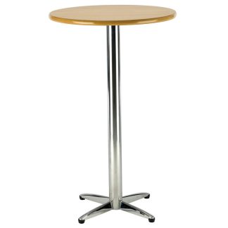 Cross Chrome Poseur Table