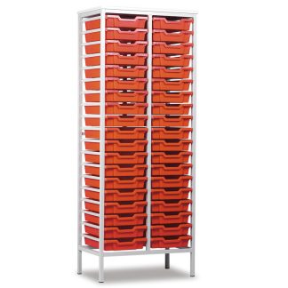 40 Single Tray Metal Storage Unit