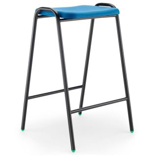 Blue Hille Flat Top Stool