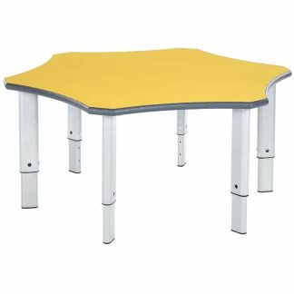 Metalliform Height Adjustable Flower Table