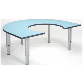Metalliform Horseshoe Height Adjustable Table 