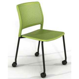 KI Grafton Light Green Chair on Castors
