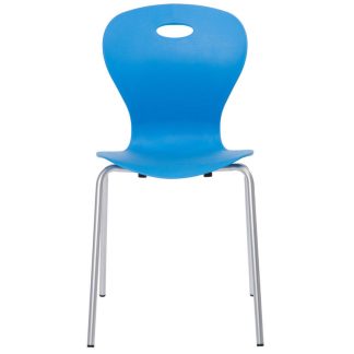 Sky Blue Lotus 4 Leg Chair