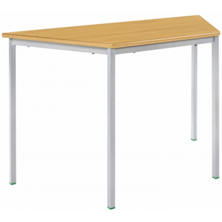 Beech Trapezoidal Fully Welded Table