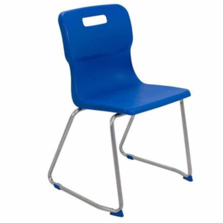 Blue Titan Skid Base Chair