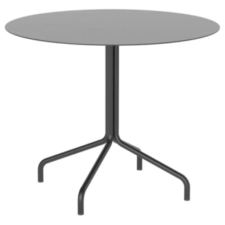 Black Grey Round Vine Dining Table