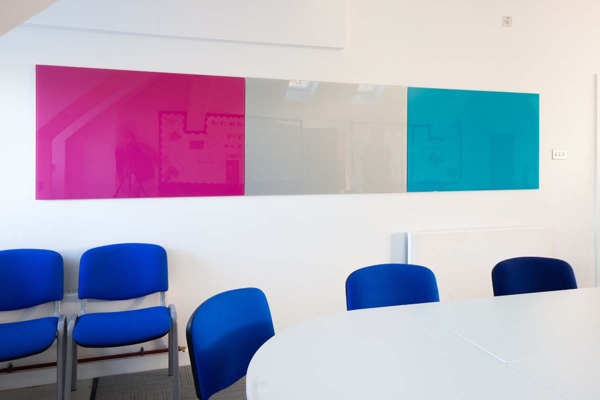 Bright Glassboards in Staffroom