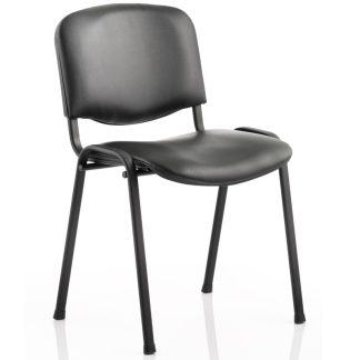 Vinyl ISO Chair with Black Frame and Vinyl