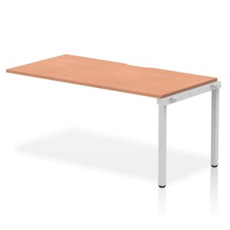 Evolve Plus Single Row Office Bench Desk Extension Kit