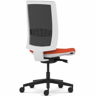 Pledge Kind Mesh Chair with White Plastics