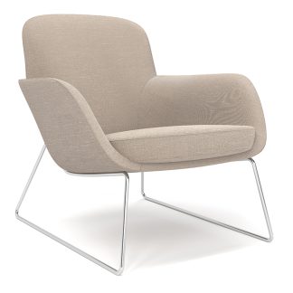 Pledge Toro Low Back Skid Base Chair